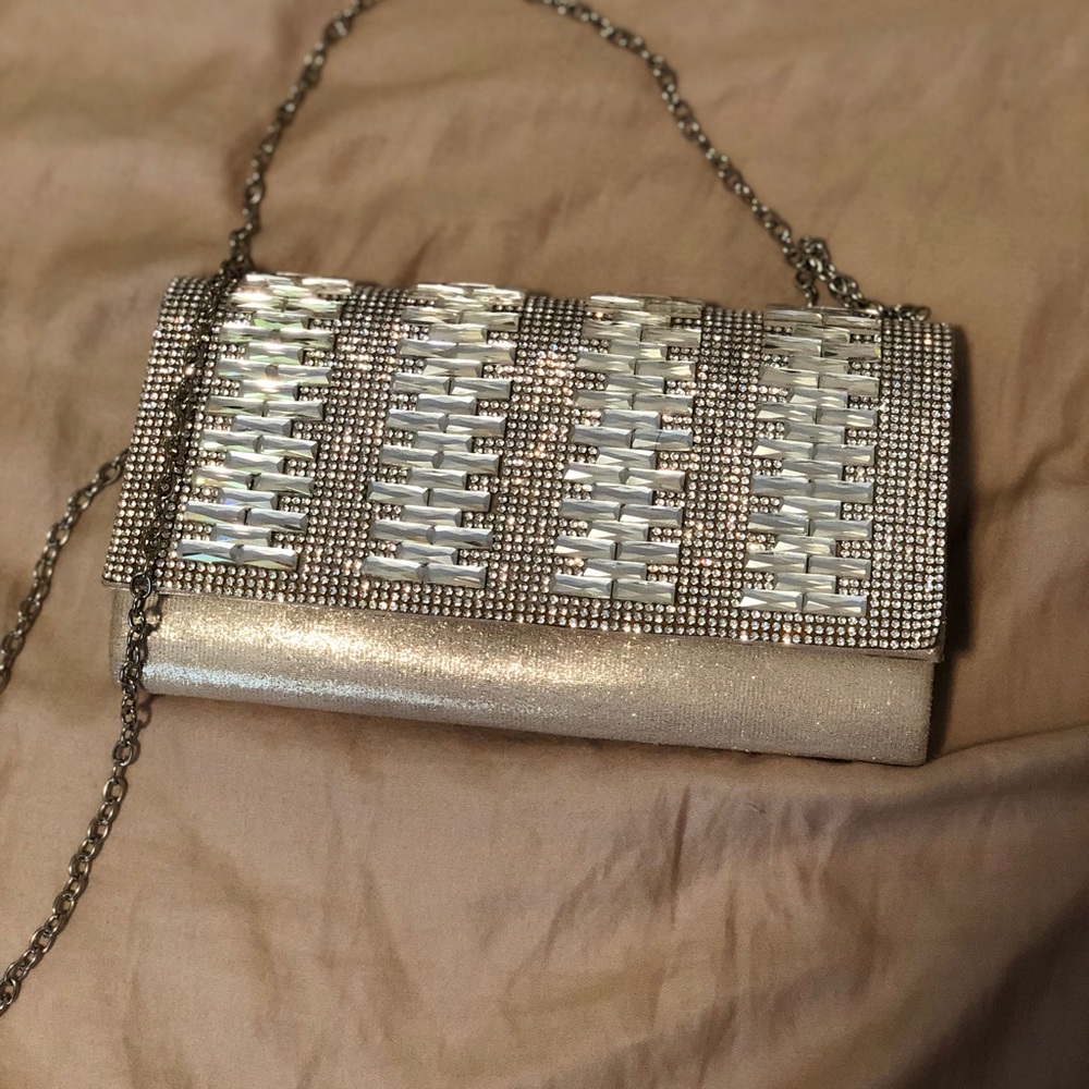 Cute sparkly clutch